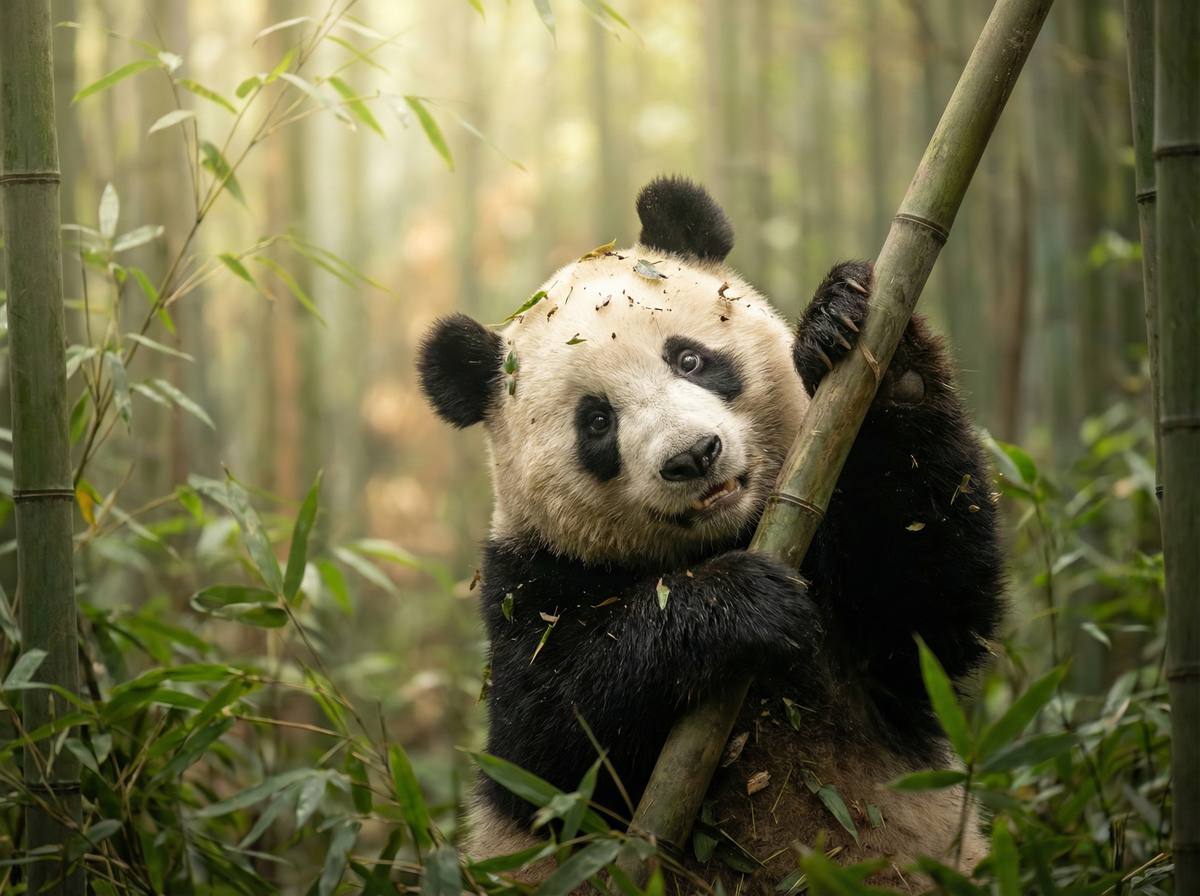 麻豆视频 - 熊猫竹林嬉戏
